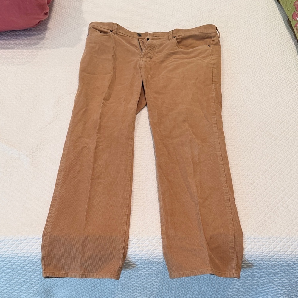 Men's Corduroy Pants in Tan